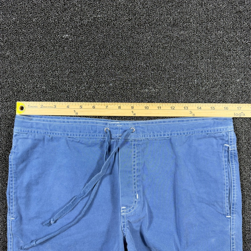 Vintage Abercrombie &‎ Fitch Hiking Shorts Womens 9 Blue Drawstring Mid Rise - Picture 4 of 7